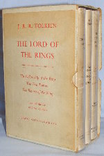 The Lord of the Rings. 1957. Three hardbacks in dust jackets.<br>
Issued in a slipcase.