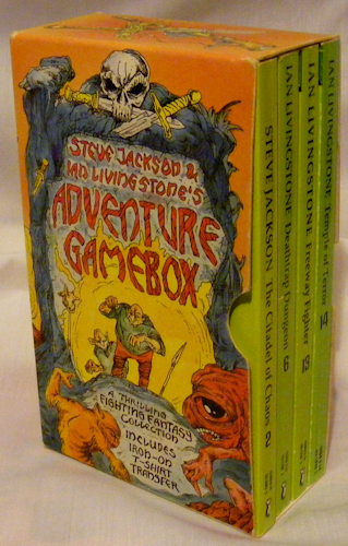 Steve Jackson & Ian Livingstone's Adventure Gamebox. 1985