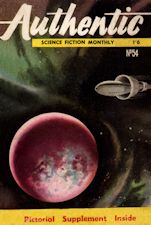 Authentic Science Fiction. Issue No.54, February 1955